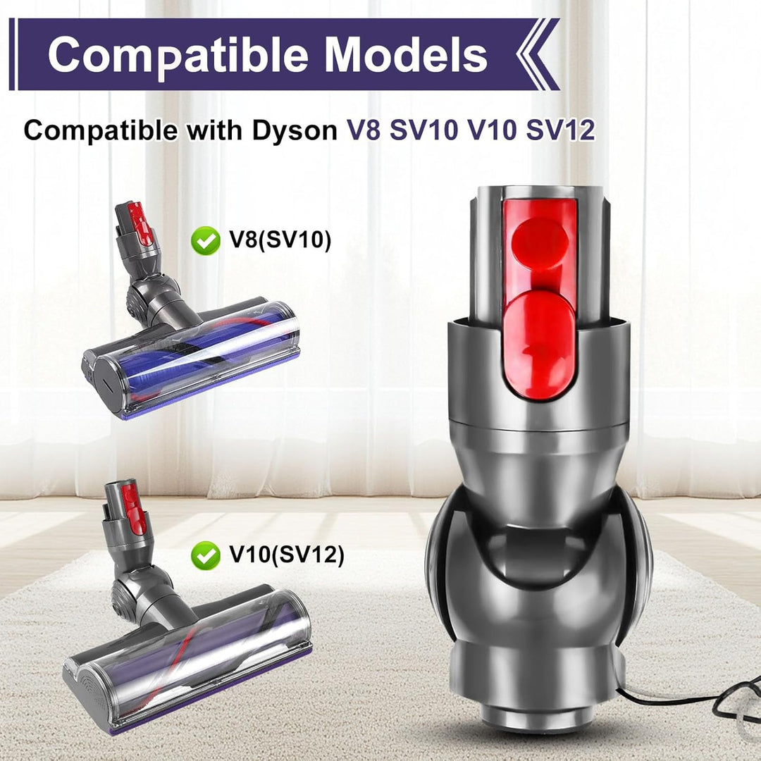 Chuancheng 50 W Direktantriebskopfanschluss für Dyson V8 V10 Staubsauger Bodenbürste Anschlusskopf E