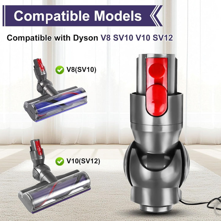 Chuancheng 50 W Direktantriebskopfanschluss für Dyson V8 V10 Staubsauger Bodenbürste Anschlusskopf E