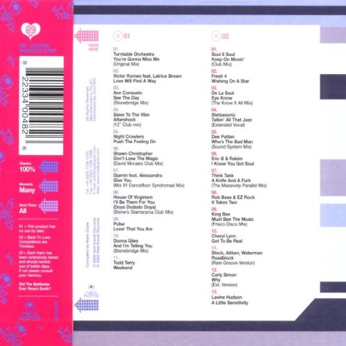 Back to Love Vol. 03.02, Audio-CD