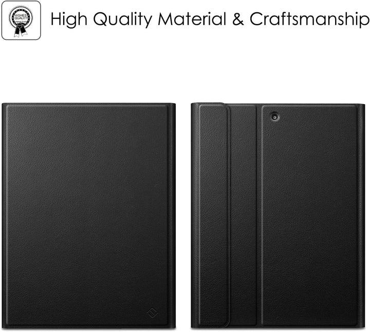 FINTIE Tastatur Hülle für iPad 10.2 Zoll (8. und 7. Generation - 2020/2019), Soft TPU Rückseite Gehä