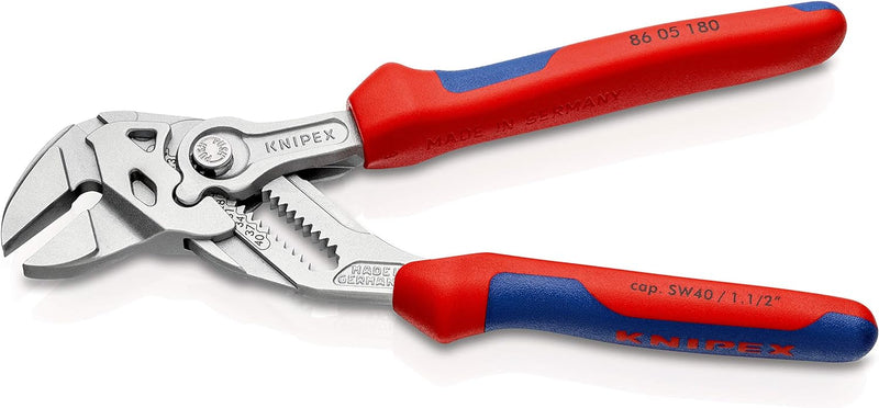 KNIPEX Zangenschlüssel (250 mm) 86 05 250 & Zangenschlüssel (180 mm) 86 05 180 Bundle mit Zangenschl