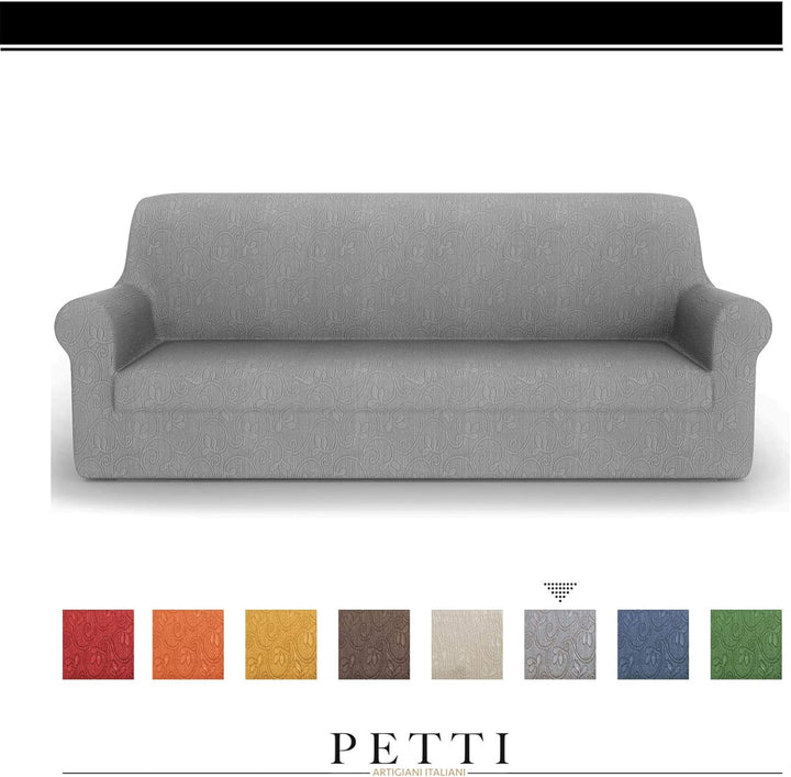 PETTI Artigiani Italiani Sofa-Überwürfe, Grau, 2 Sitzer (110 bis 150 cm) 2 Sitzer (110 bis 150 cm) G