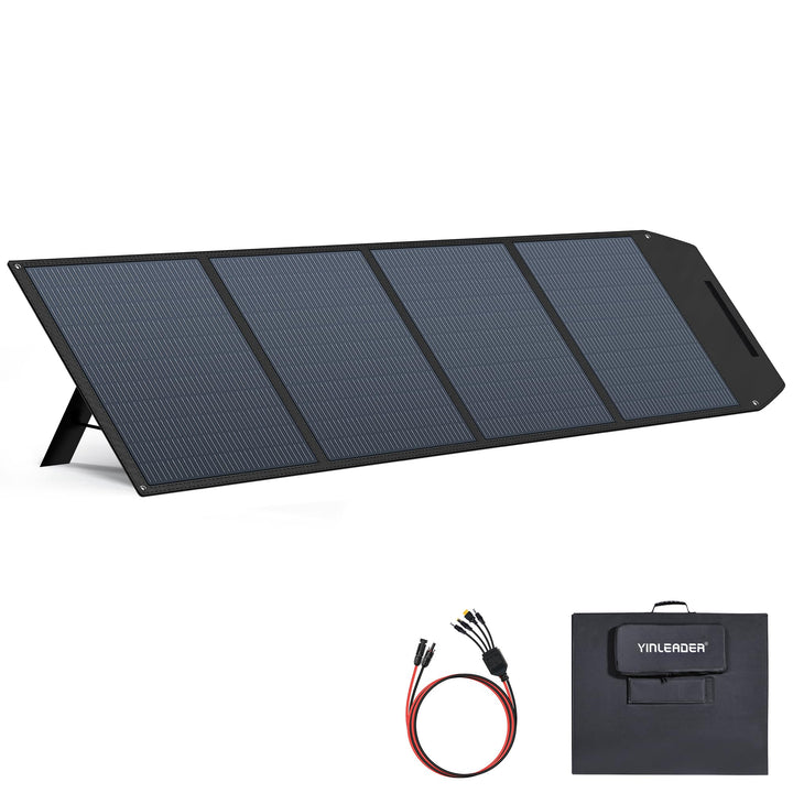 400W Faltbares Solarmodul Solar-Ladegerät mit Ständer IP64 Wasserdicht 22,5% Umwandlungseffizienz T