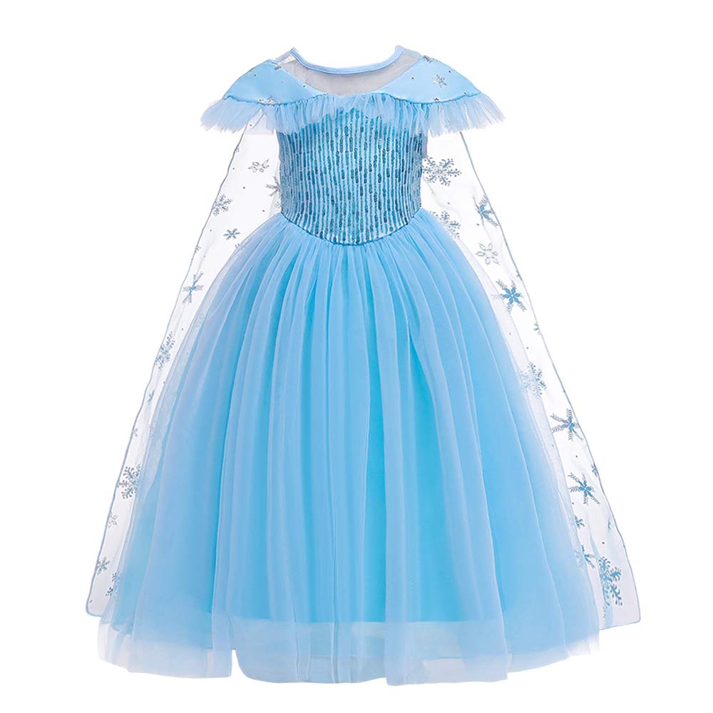 Lito Angels Prinzessin Rapunzel Kleid Kostüm für Kinder Mädchen, Halloween Karneval Party Verkleidun