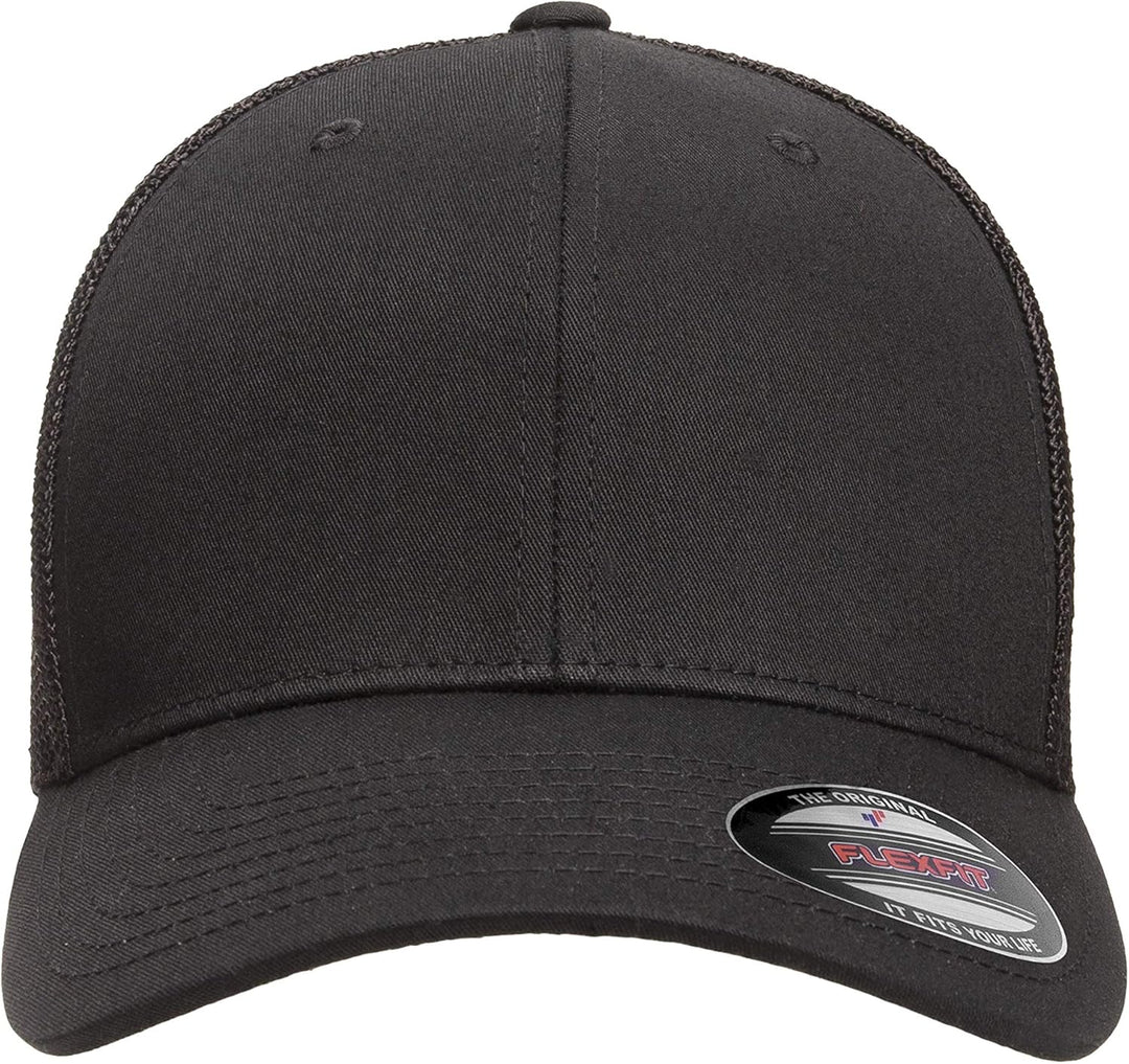 Flexfit Unisex Multicam Trucker Stretch Mesh Cap Kappe Einheitsgrösse Schwarz, Einheitsgrösse Schwar