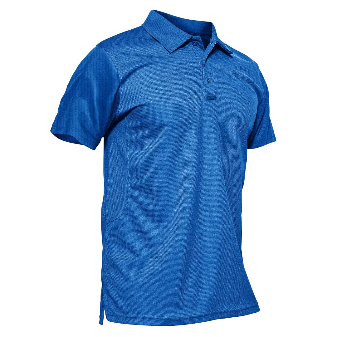 KEFITEVD Polo Shirts Herren Kurzarm Golf Tshirts Schnelltrocknend Army Tshirt Sport Outdoor Poloshir