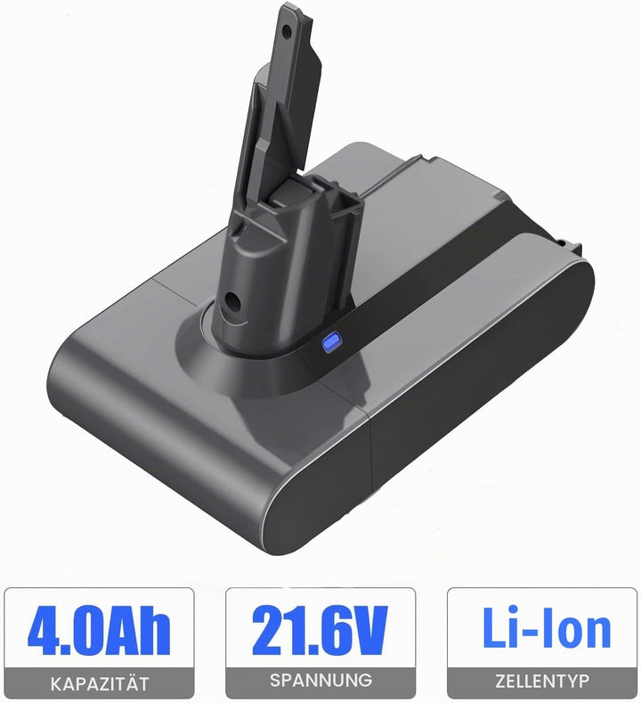 V7 Akku 4600mAh 21,6V Ersatz Akku für Dyson V7 SV11 Absolute Mattress Allergy Trigger Fluffy Fluffy