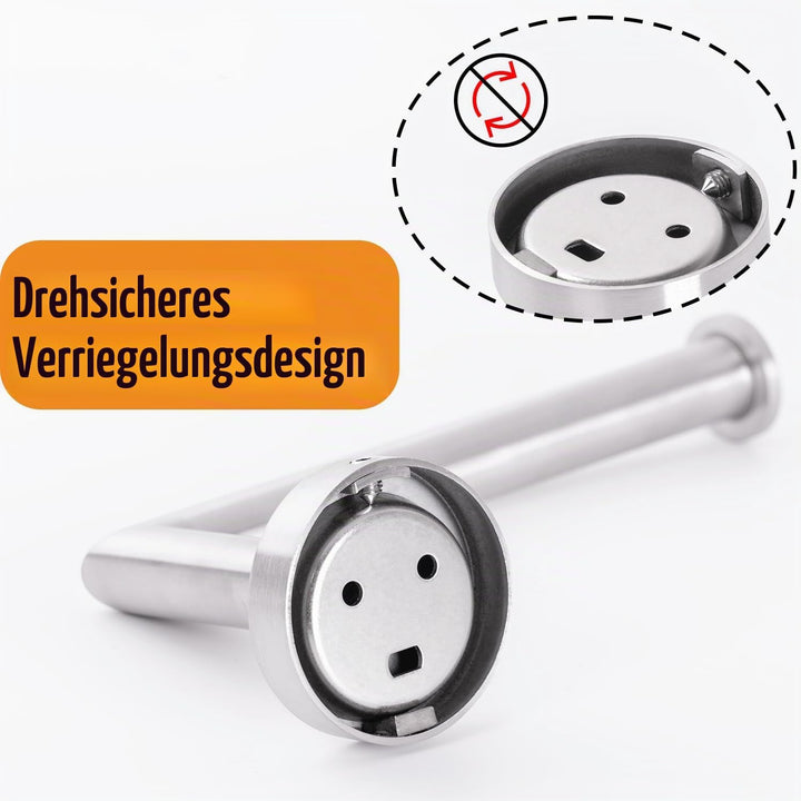 HITSLAM Toilettenpapierhalter, WC Edelstahl Klopapierhalter für Küche und Badzimmer Toilette Toilett