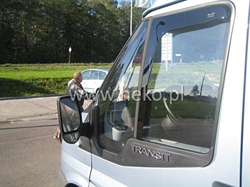 Heko Towequipe HEKO-15259, Windabweiser für Ford Transit L, zweitürig, 2006-12 Team, getönt