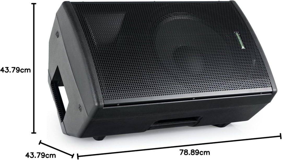 Pronomic E-215 MA - Aktive 2-Wege Box - Leistung: 120 Watt (RMS) - 15" Woofer + 1,0" Kompressions-Tr