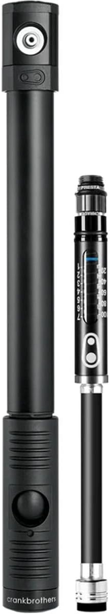 Power Alloy Fahrradpumpe Hochdruck mit Manometer midnight, Hochdruck mit Manometer midnight