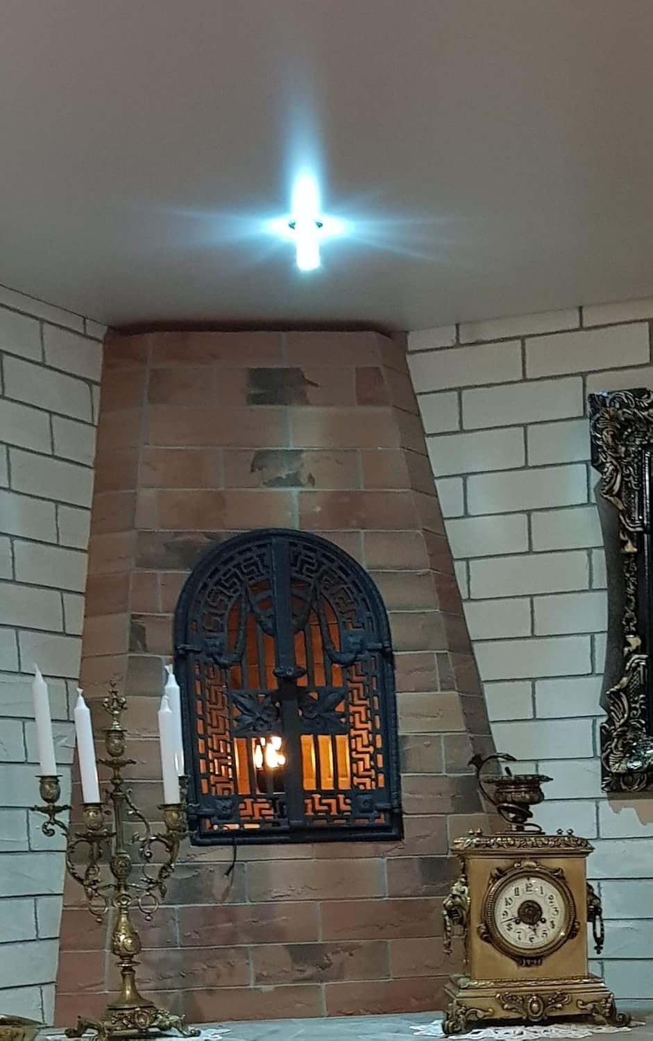 Pizzaofentür Backofentür 38,5 x 57 cm Kamintür Durchbrochene Ofentür Steinofentür