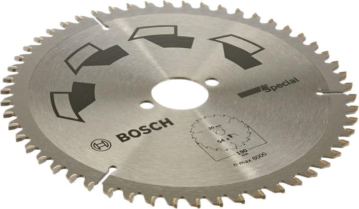 Bosch DIY Kreissägeblatt Special für verschiedene Materialien (Ø 190 mm, 54 Zähne)