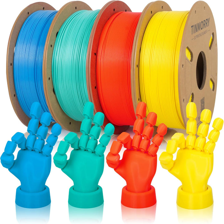 TINMORRY PETG 3D Drucker Filament Bundle, PETG Filament 1,75 mm, Rapid PETG-Eco 3D Drucker Filament,