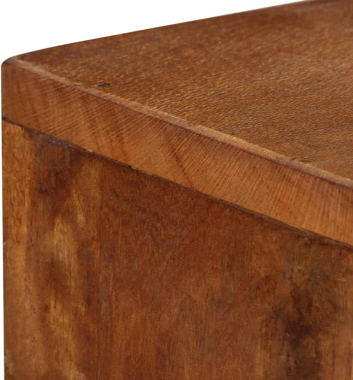 yorten Sideboard aus Recyceltes Massivholz Möbel Schränke Buffets Sideboards Braun 110 x 30 x 75 cm