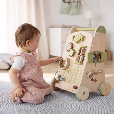 howa Lauflernwagen Lauflernhilfe Babywalker aus Holz