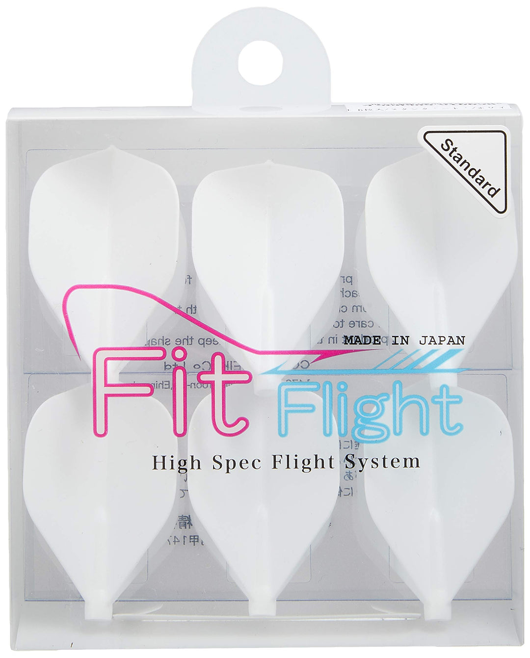 Cosmo Darts Fit Flight - 6 Pack Standard Dart Flight Weiss/opulenter Garten, Weiss/opulenter Garten