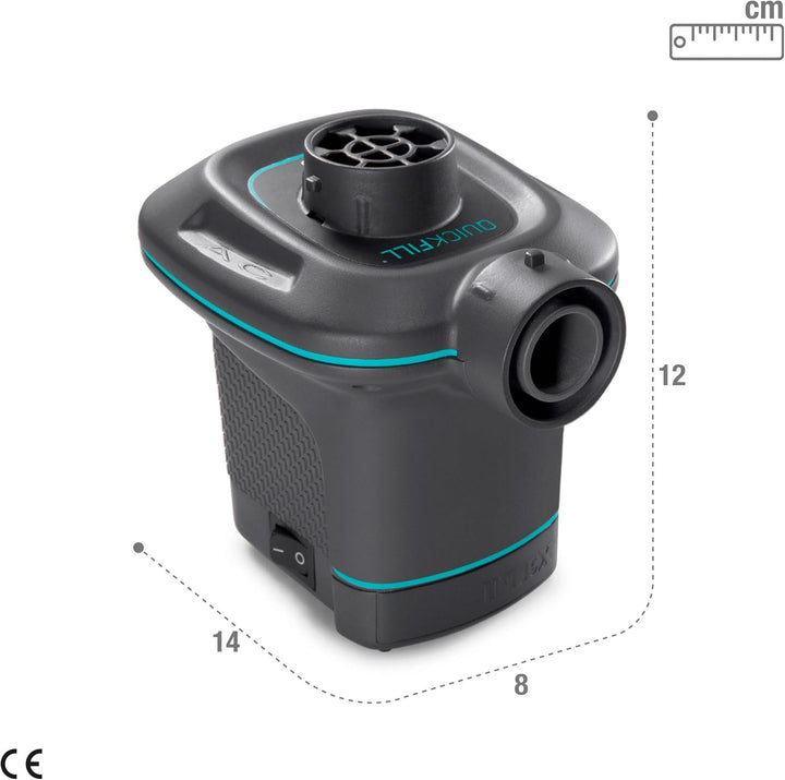 Intex Volt Quick-Fill Ac Electric Pump 68605 Schwarz, Schwarz