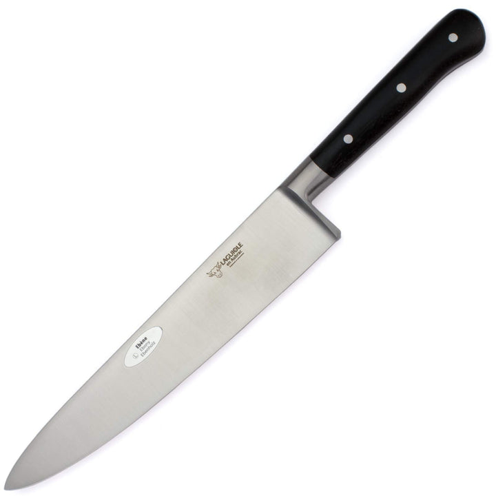 Laguiole en Aubrac Kochmesser Küchenmesser - Klinge 20 cm - Griff Ebenholz - Geschmiedete Qualität