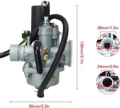 PZ19J 19 Mm Motorrad-Vergaser, Motor-Vergaser-Ersatz für Jog 50 50 Cc 1E40QMB 2-Taotorrad-Roller