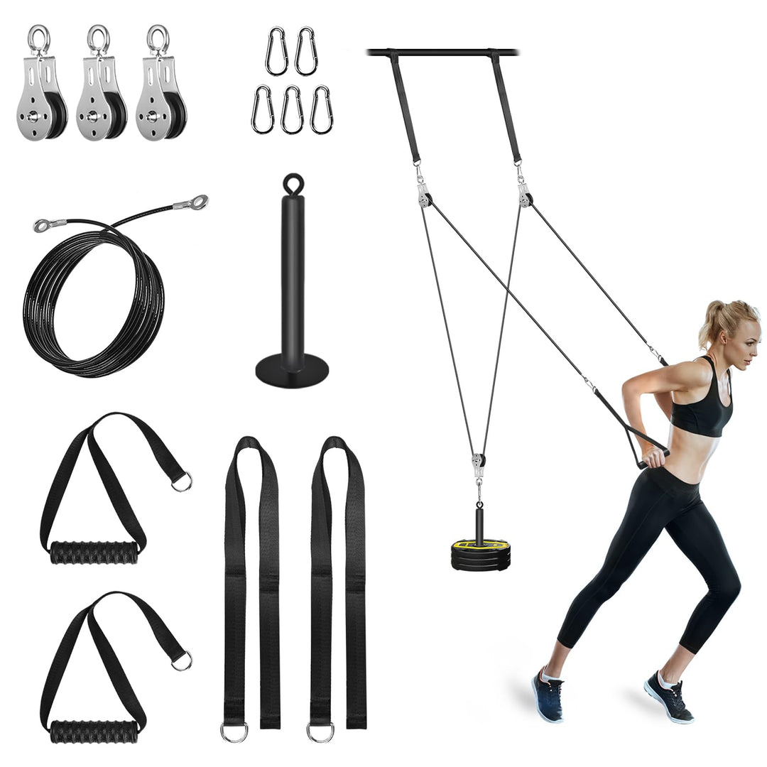 Kabelzug Fitness Kabel Latzug Fitness Bizeps Rücken Trainingsgerät Kabelzug Pulley System Latzug-Mas