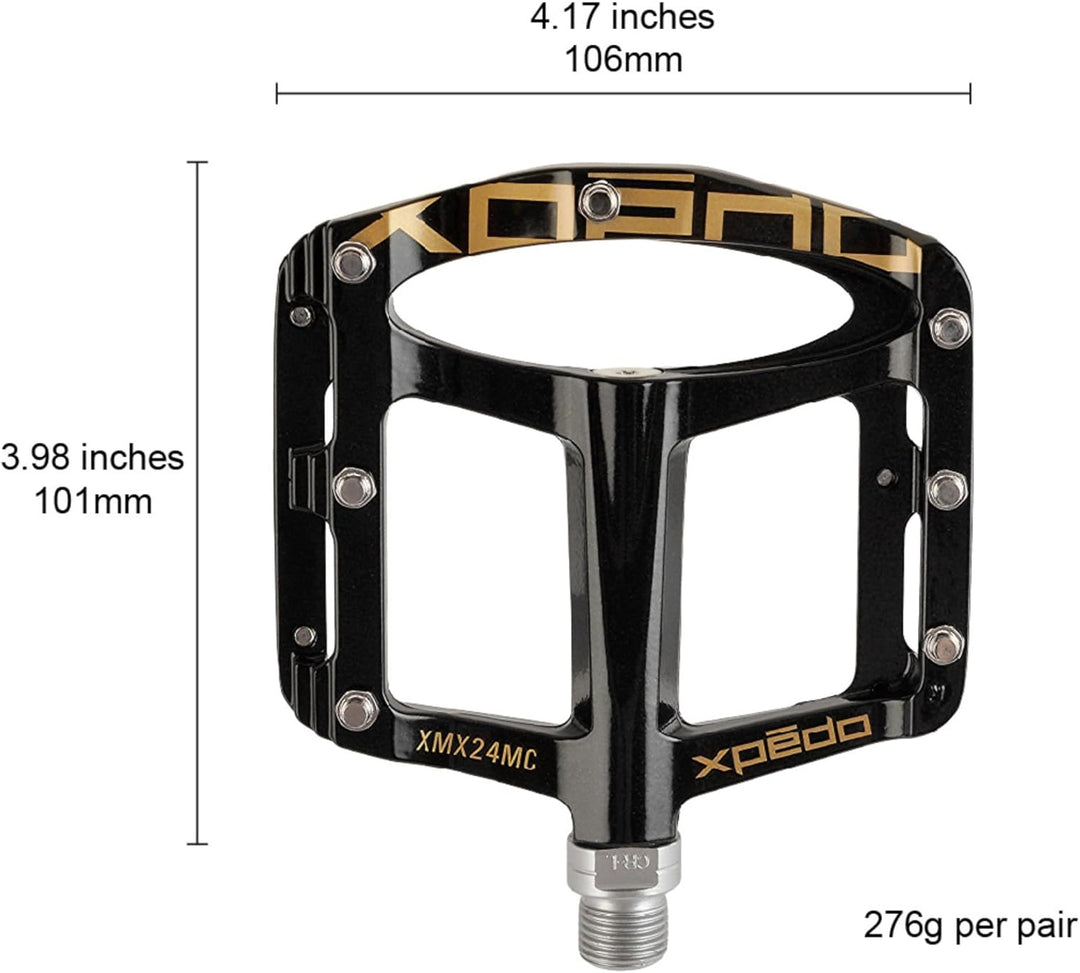Xpedo Unisex – Erwachsene Spry Pedal Einheitsgrösse Schwarz, Einheitsgrösse Schwarz