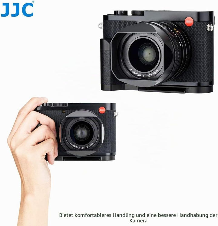 JJC Arca-Typ Kamera Handgriff für Leica Q2 Vollbild-Kompaktkamera Ersetzt Leica 19540 Hand-Griff Ver