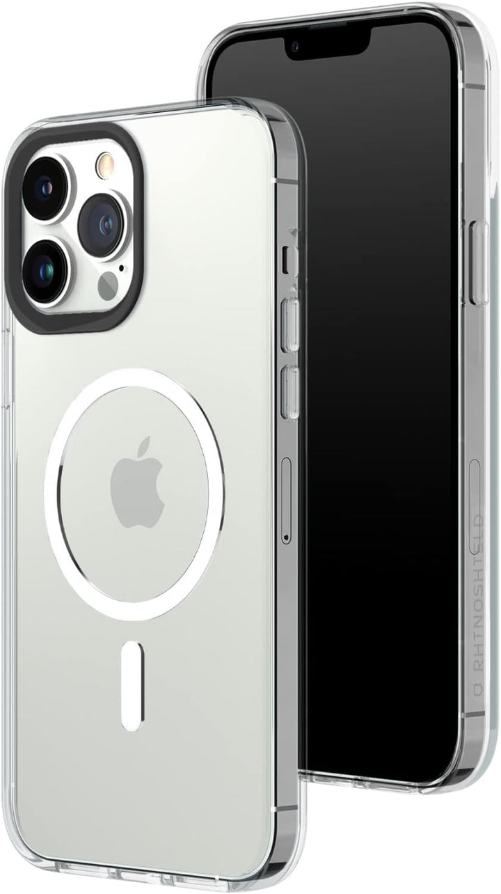 RhinoShield Clear Case kompatibel mit MagSafe für [iPhone 13 Pro Max]|Überragende Magnetstärke, Verg