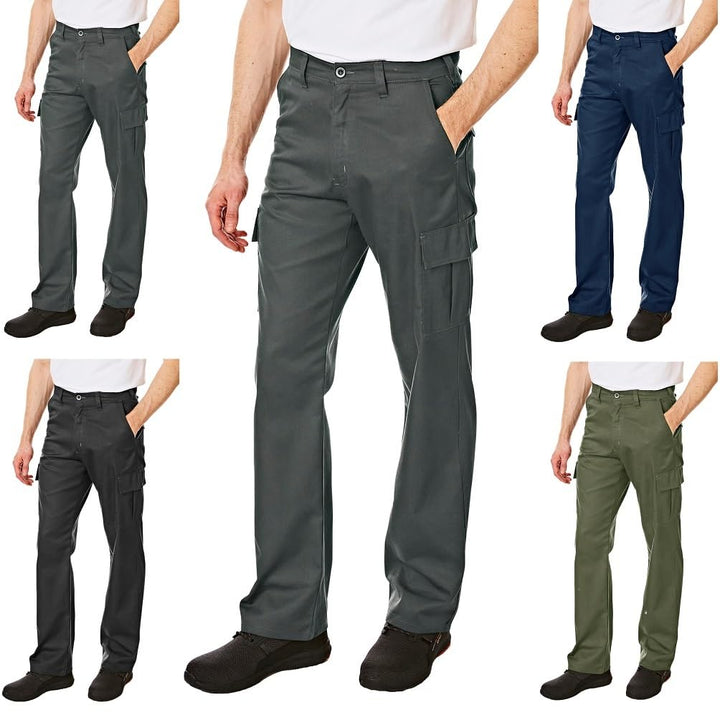 Lee Cooper Herren LCPNT205 robuste und pflegeleichte Arbeitshose mit mehreren Taschen Grau 36W / 33L