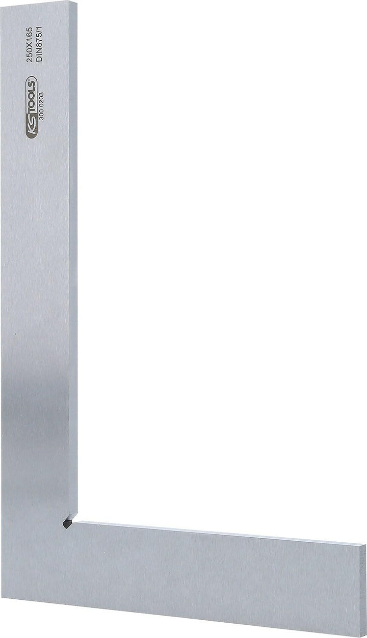 KS Tools 300.0203 Flachwinkel nach DIN 875/1, 250mm, Farbig, 250 mm, 250 mm
