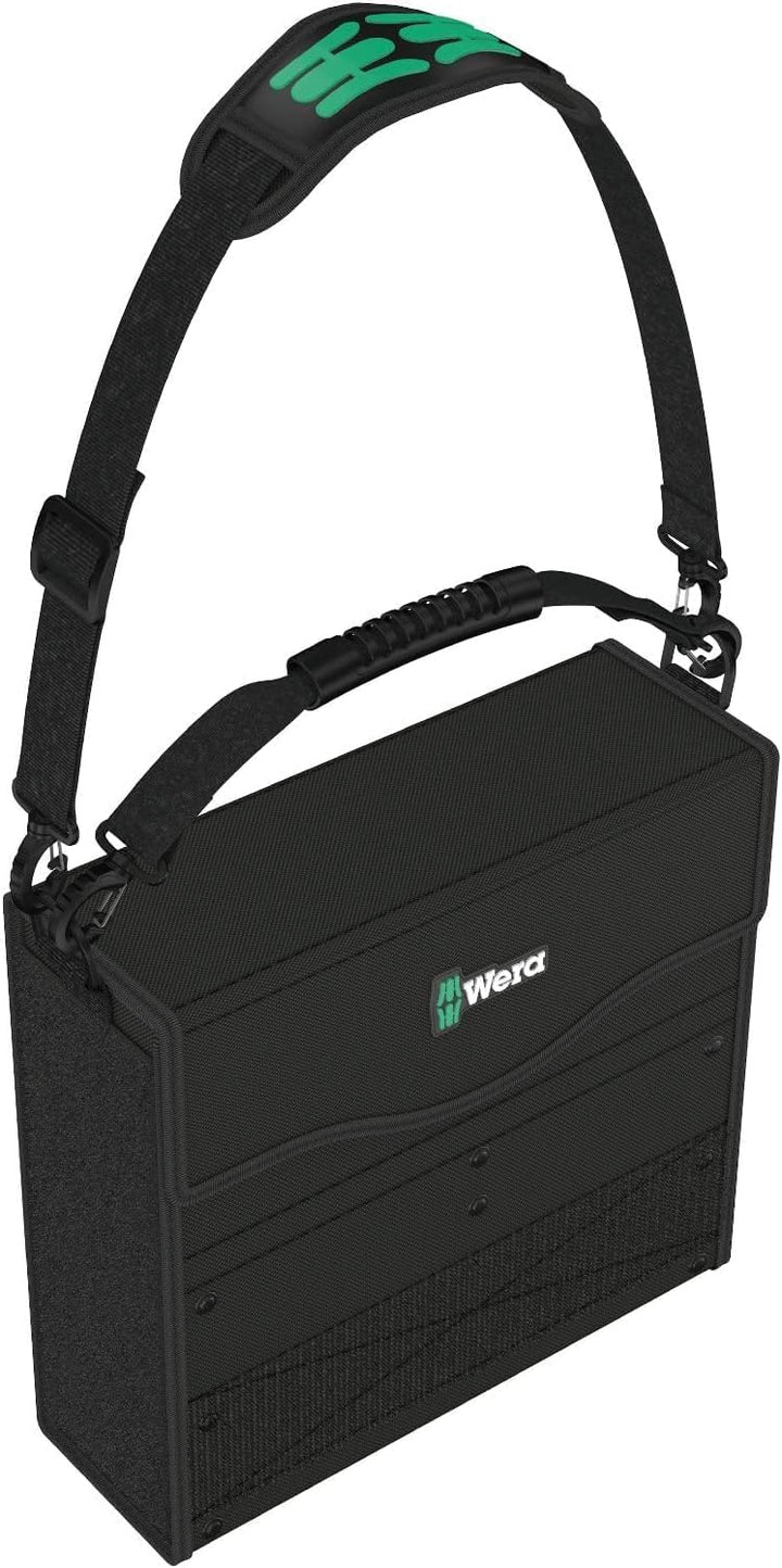 Wera 05135926001 KK W 1 Kraftform Kompakt W1 Wartung, Werkzeug-Set, 35-teilig, Schwarz, Stück & 2go