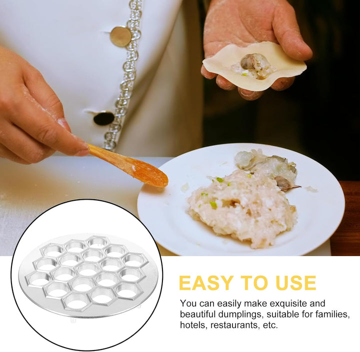 GARVALON Dumpling Maker Haushaltsform Grosse Knödelmaschine Pelmeni Teigtaschenformer aus Küchenhelf