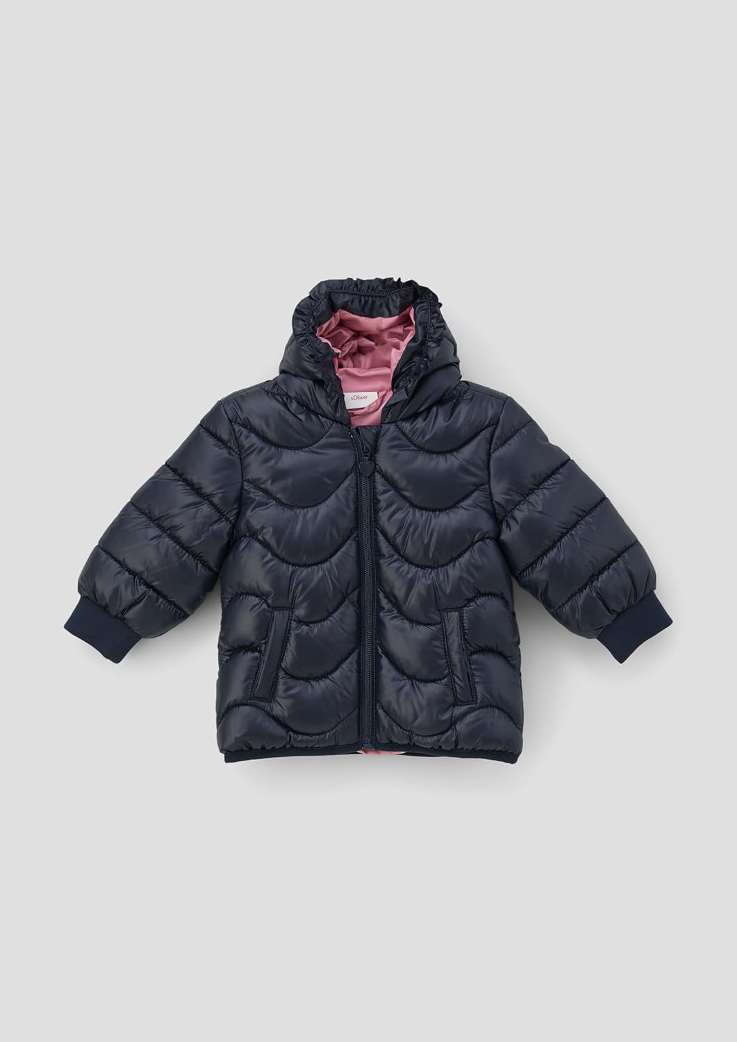 s.Oliver Steppjacke mit abnehmbarem Kunstfell 74 Navy, 74 Navy