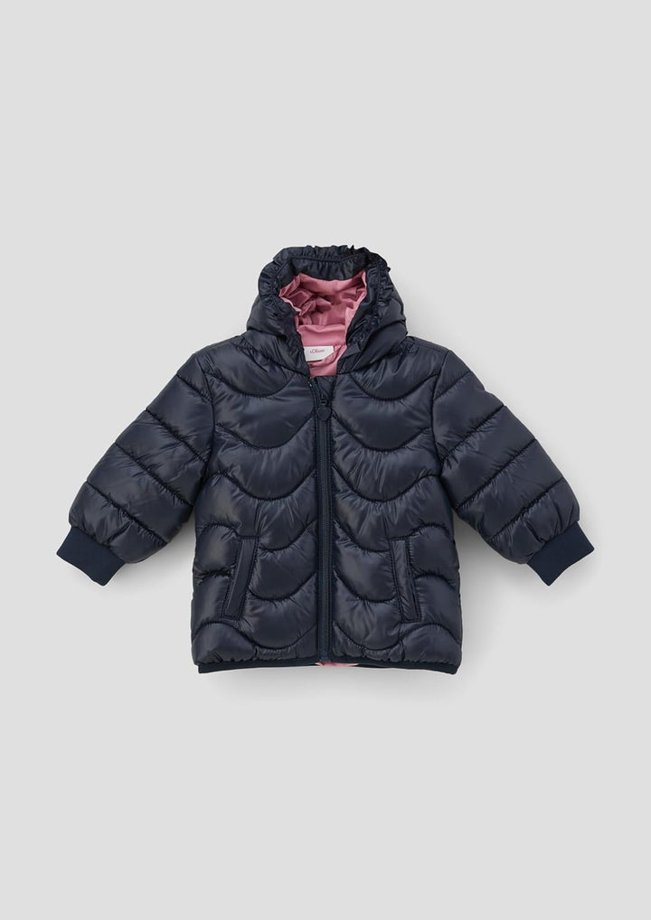 s.Oliver Steppjacke mit abnehmbarem Kunstfell 74 Navy, 74 Navy