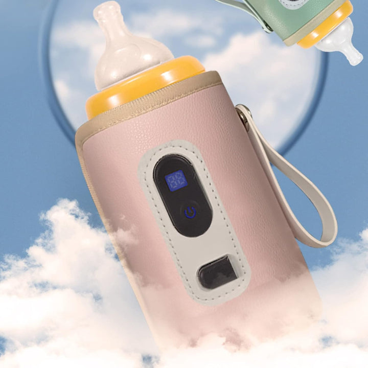USB-Baby-Flaschen Wärmer, LCD-Bildschirm-Temperatur Präzise Heizung Milch Wärme Bewahrer für zu Haus