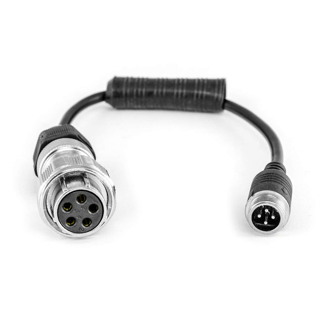 Anschlussstecker für cm-Rad Dose Rückfahrkamera Anhänger Anschluss Stecker 4-Pin Anschlussdose PKW W