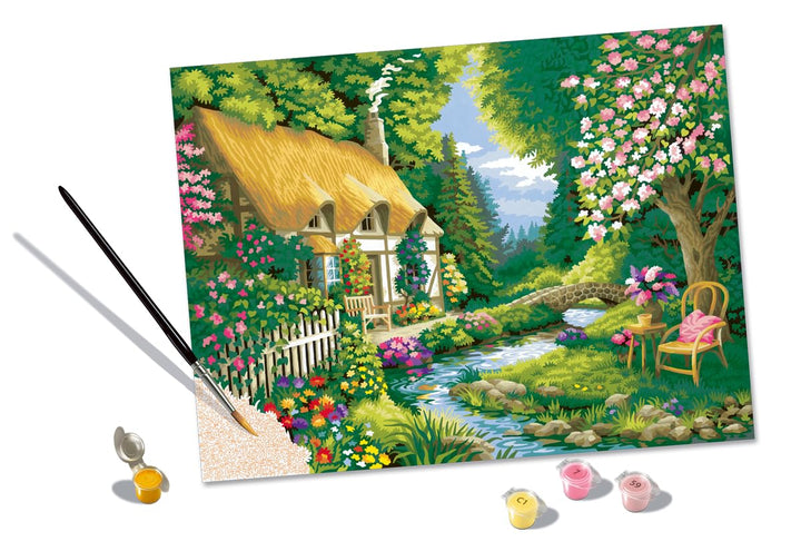 Ravensburger CreArt - Malen nach Zahlen 20154 River Cottage ab 14 Jahren Neue Version, Neue Version