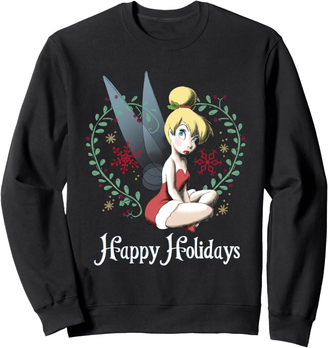 Disney Peter Pan Weihnachten Tinkerbell Happy Holidays Sweatshirt
