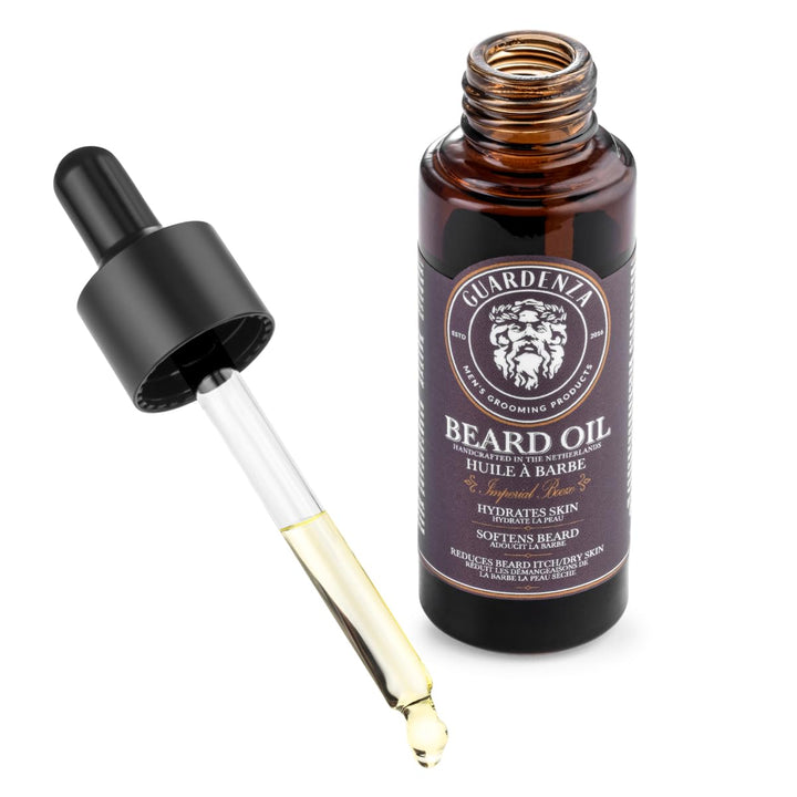 Guardenza Bart Öl – Imperial Booze – alle Natural 30 ml spendet Feuchtigkeit Skin & erweicht Bart &