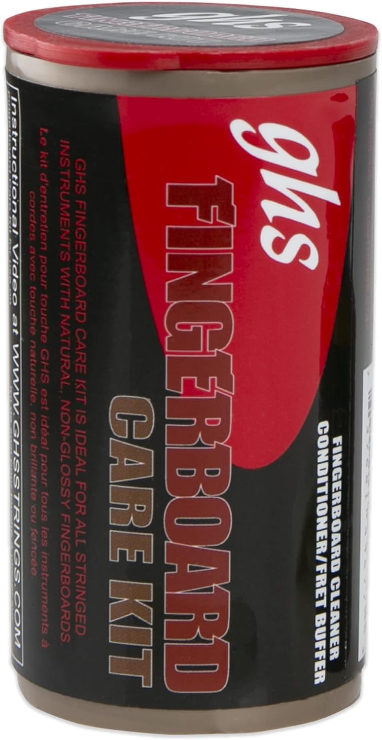 GHS™ Strings »FINGERBOARD CARE KIT - A77« Pflege-Set für Gitarre und Bass - Cleaner/Buffer/Tuch