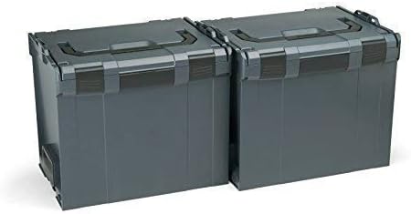 Werkzeugkoffer leer | 2x Bosch Sortimo L BOX 374 | Sortimentskasten Kunststoff Gross | Werkzeugkiste