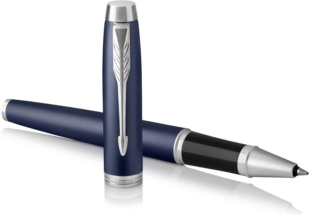 Parker IM Tintenroller | Matte Blue | feine Spitze | Schwarz | Geschenkbox Tintenroller Matte blue C