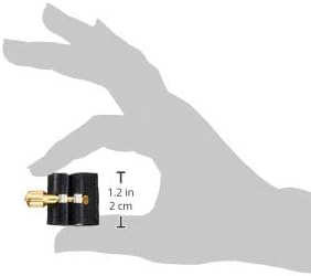 Rovner 3 MVL Bari Saxophon dunkle Blattschraube für Metall-Mundstück, sehr gross, Gold
