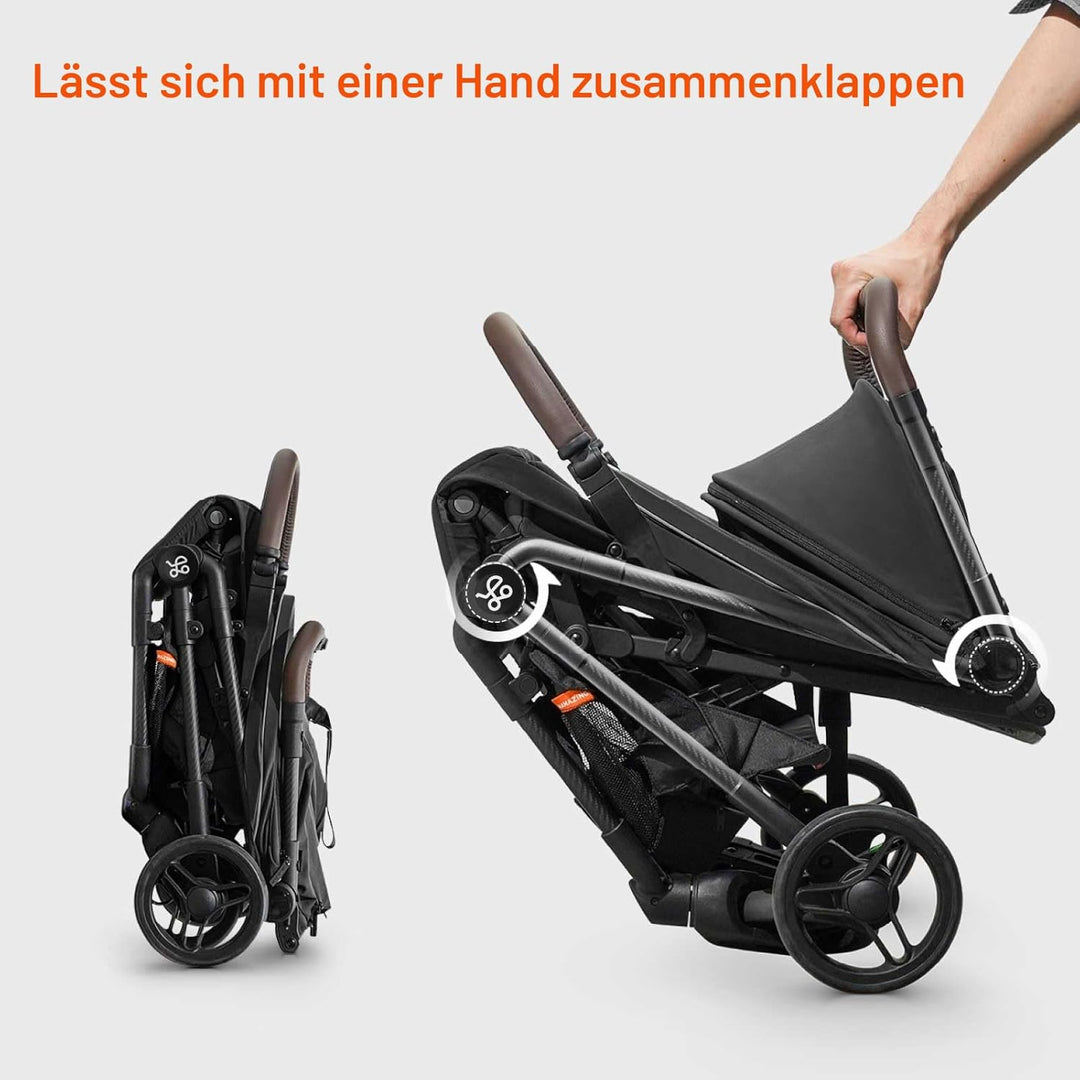 MAMAZING Baby Reise Buggy Kinderwagen für 6M-4 Jahre bis 22kg,Handgepäck Geeignet Klein zusammenklap
