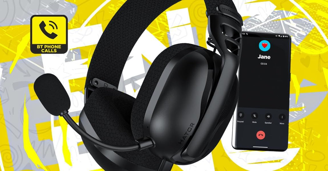HATOR Hyperpunk 3 USB Gaming-Headset – 40mm Hi-Res Treiber, USB-C/USB-A, Virtual 7.1 Surround Sound,