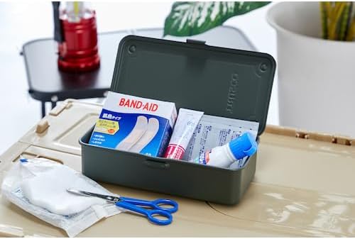 TRUSCO Werkzeugkoffer im Kofferraum-Stil T-190MBK Mattes Schwarz L Langer Strickverschluss Einzelstü