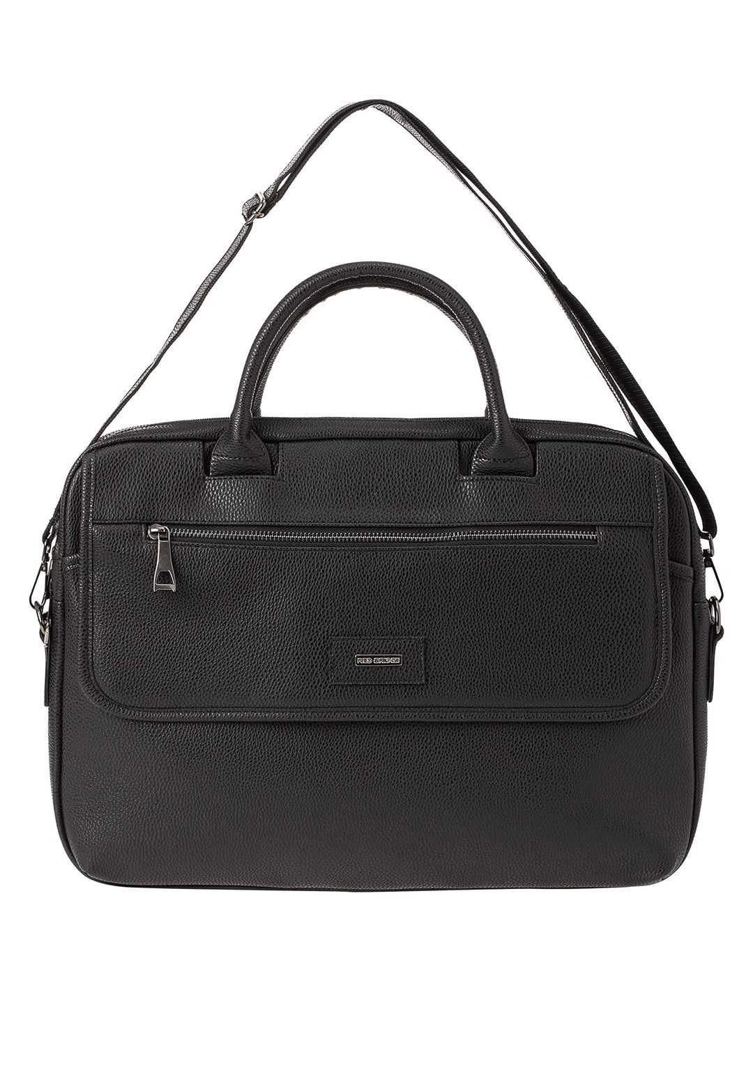 Redbridge Herren Schultertasche Messenger Bag Umhängetasche Kunstleder Schwarz, Schwarz