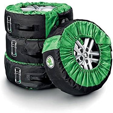 Skoda 000073900B Reifentasche für Kompletträder bis 18 Zoll Schutztasche Reifen Räder Felgen Single,