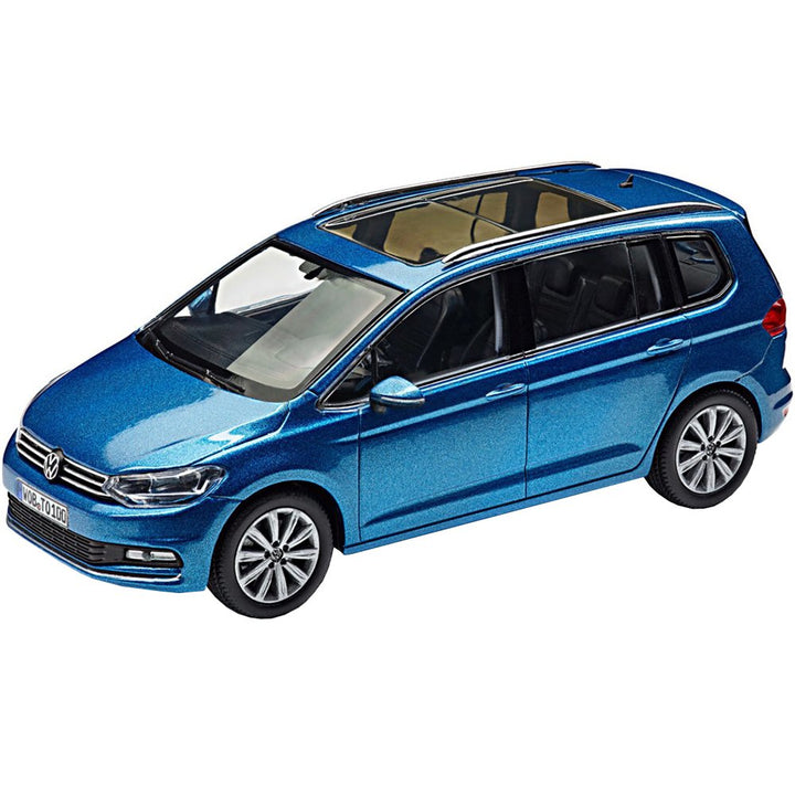 Volkswagen 5TB099300Q5Y Modellauto Touran Mqb 1:43, Caribbean Blue Metallic