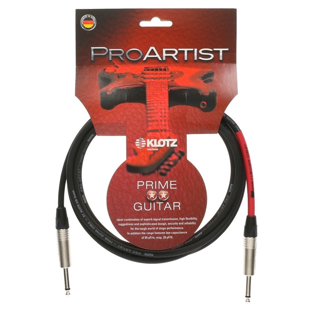Klotz pron030pp proartist Instrument Kabel, 1/10,2 cm auf gerade, 10 '